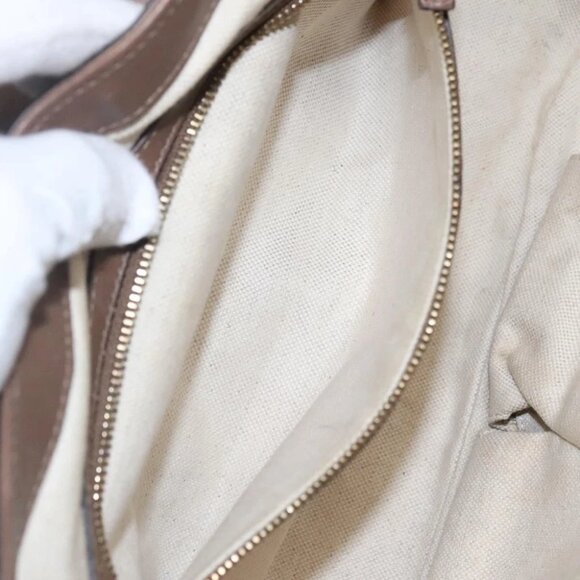 GUCCI GG Supreme Shoulder Bag PVC Beige Gold 336748 Auth 116246 - Picture 12 of 14